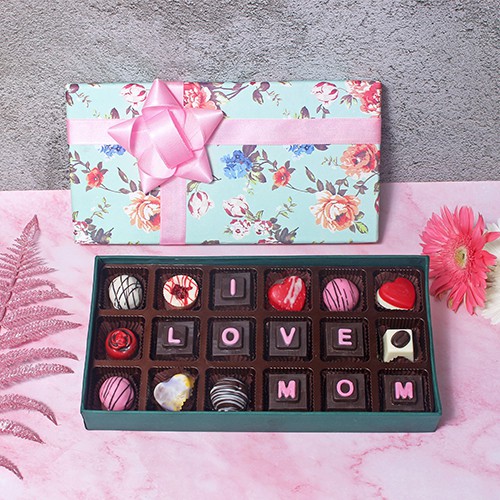 Irresistible I Love Mom Assorted Chocolates Gift
