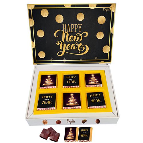 New Year Themed Delectable Chocolates Box
