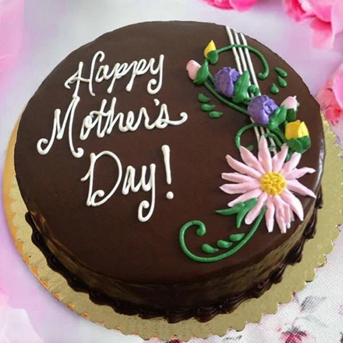 Classic Happy Mothers Day Chocolate Cake