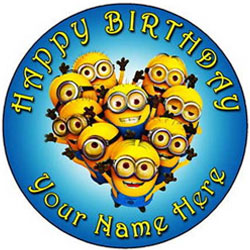 Sumptuous Minions Birthday Cake for Kids