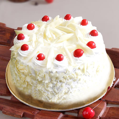 Tasty White Forest Cake