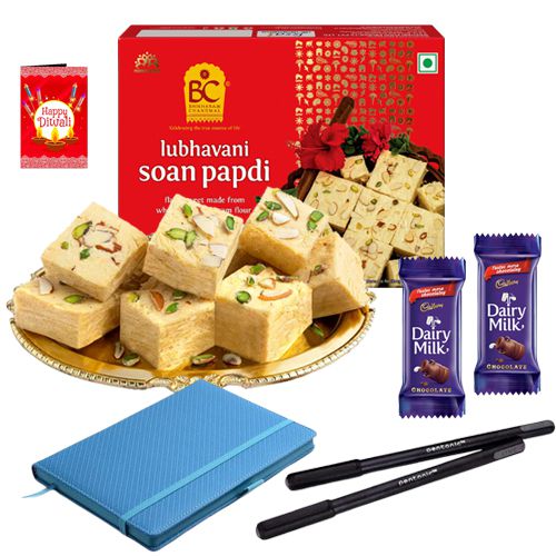 Luscious Chocolaty Treat with Pen n Planner for Diwali
