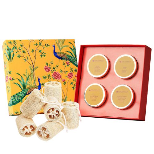 Exclusive Kesar Skin Care Kit with Eco Friendly Loofah