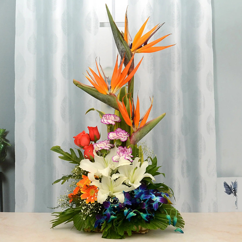 Exotic Assorted Flowers Arrangement