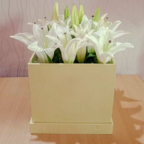 Pure Bliss White Asiatic Lilies Box