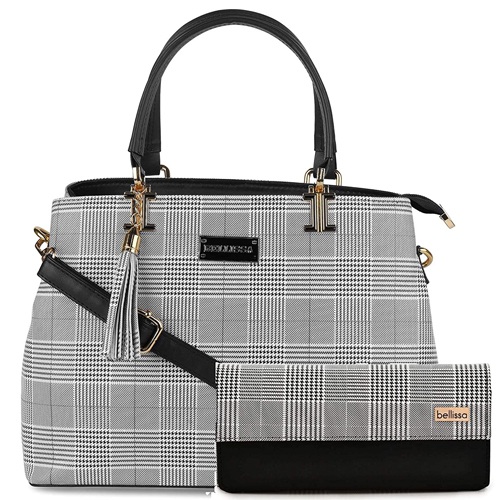 BELLISSA Leather Handbag N Wallet Combo For Diva Women