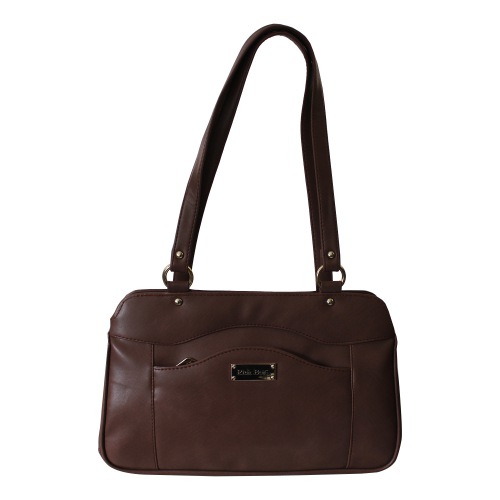 Remarkable Ladies Vanity Bag in Dark Brown