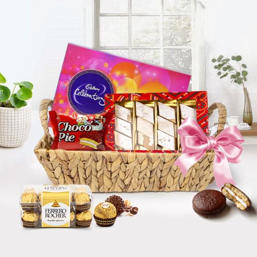 Lip-smacking Assorted Chocolates Gift Basket