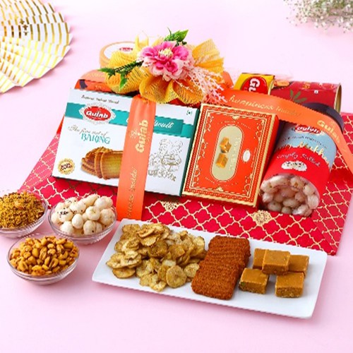 Yummy Assorted Treats with Sweets Hamper
