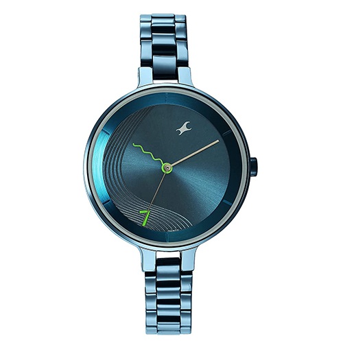 Fantastic Fastrack Stunners Blue Dial Womens Watch